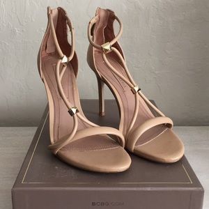 BCBG nude “Nixie” heels